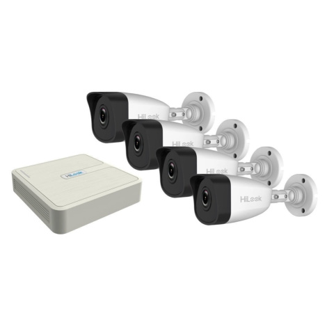 HiLook Network KIT - 4x kamery IPC-B140H(C) + 1x NVR-104H-D/4P(C) + 2TB HDD - NVR-104H-D/4P(C)IP