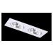 BPM Vestavné svítidlo Aluminio Blanco, bílá, 2x100W, 12V 4251