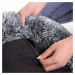 FEANDREA Pelíšek pro psa plyšový kulatý šedý 70 cm