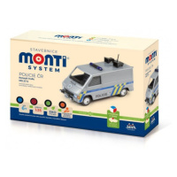 Stavebnice Monti System MS 27,5 Policie ČR Renault Trafic 1:35 v krabici 22x15x6cm