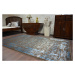 Dywany Lusczow Kusový koberec MANYAS Mariet hnědo-modrý