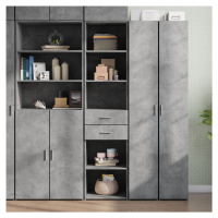 vidaXL Skříň highboard betonově šedá 45x42,5x185 cm kompozitní dřevo