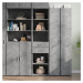 vidaXL Skříň highboard betonově šedá 45x42,5x185 cm kompozitní dřevo