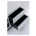 TV stolek Luxury Push – bílá, 140 × 50 cm