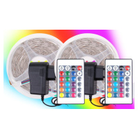 2 ks LED pásků 10 metrů - RGB 230 V / 12 V