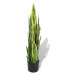 vidaXL Umělá rostlina sansevieria s květináčem 90 cm zelená