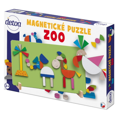 Detoa Magnetické puzzle ZOO 1 ks
