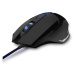 Myš drátová USB, E-blue Mazer V2, černá, optická, 2500DPI