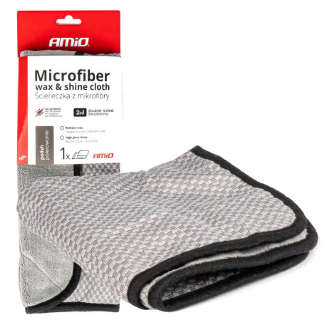 Utěrka na vosk a lesk z mikrovlákna 40x40cm 600g AMIO-03976