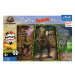 Trefl Puzzle Super Shape XL Jurský svět 104 ks. Barevní dinosauři