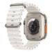 Apple Watch Ultra 2 49mm titanová s bílým oceánským řemínkem Titanová