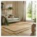 Flair Rugs koberce AKCE: 120x170 cm Kusový koberec Grace Jute Natural/Green - 120x170 cm