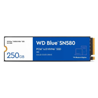 WD BLUE SSD NVMe 250GB PCIe SN580,Gen4 WDS250G3B0E