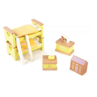 Tidlo dřevěný nábytek - Dětský pokoj žlutý