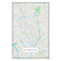 Mapa Utrecht color, 26.7x40 cm