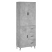 vidaXL Skříň highboard betonově šedá 69,5x34x180 cm kompozitní dřevo