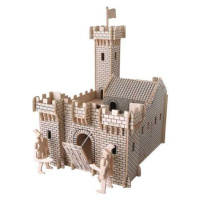 Woodcraft construction kit Dřevěné 3D puzzle Hrad I