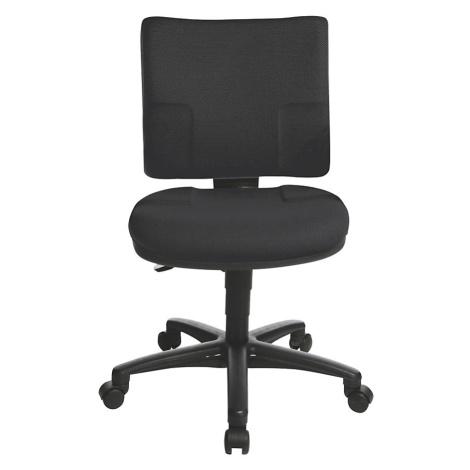 Topstar Standardní otočná židle, mechanika s permanentním kontaktem, černá, bez područek