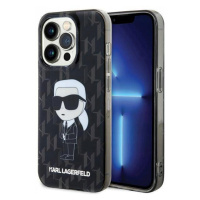 Pouzdro Karl Lagerfeld Monogram Ikonik Na Iphone 15 Pro Max Černé