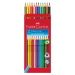 Faber-Castell Faber-Castell, 112412, Colour Grip, akvarelové pastelky, 12 ks