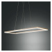 Fabas Luce LED závěsné světlo Bard, 92x32cm, matná zlatá