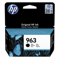 HP 963 originální inkoustová cartridge černá Černá