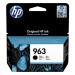 HP 963 originální inkoustová cartridge černá Černá