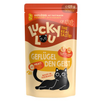 Lucky Lou Adult 16 x 125 g - drůbeží