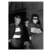 Fotografie Johnny Hallyday & Bob Dylan, (30 x 40 cm)