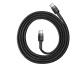 Baseus Cafule Series nabíjecí / datový kabel USB-C na USB-C PD2.0 60W Flash 1m, šedá-černá