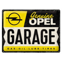 Plechová cedule Opel - Garage, (40 x 30 cm)