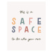 Ilustrace Safe Space, Beth Cai, (30 x 40 cm)