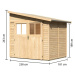 Dřevěný domek KARIBU BOMLITZ 2 (68357) natur LG3096