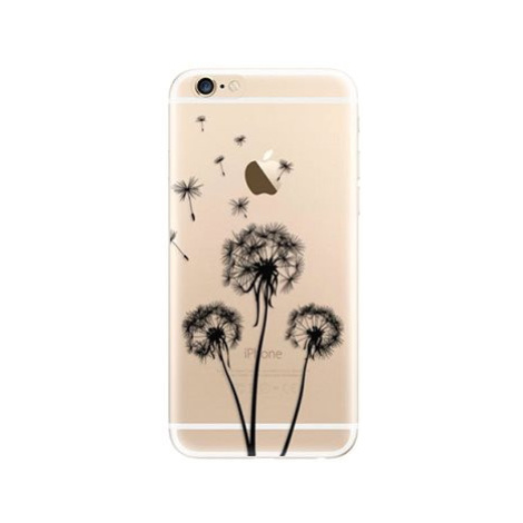 iSaprio Three Dandelions - black pro iPhone 6