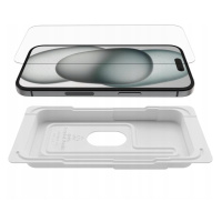 Tvrzené sklo pro iPhone 15 14 Pro, Belkin UG2, 1P, do pouzdra snadná montáž