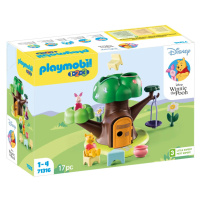 Playmobil 1.2.3 & disney 71316 domeček na stromě medvídka pú