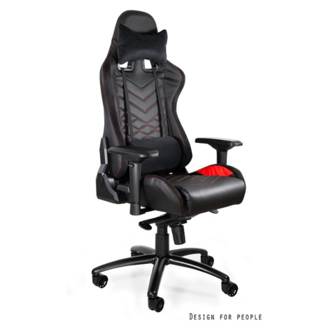 UNIQUE Herní židle Dynamiq, černá/červená