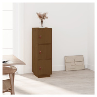 vidaXL Skříň highboard medově hnědá 34x40x108,5 cm masivní borovice