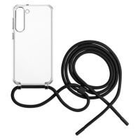 FIXED Pure Neck kryt s černou šňůrkou na krk pro Samsung Galaxy S23+