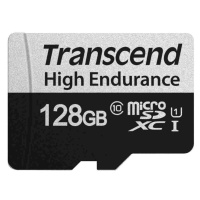 TRANSCEND MicroSDXC karta 128GB 350V, High Endurance