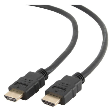 Gembird CABLEXPERT kabel HDMI-HDMI 1m, 1.4, M/M stíněný, zlacené kontakty, černá - CC-HDMI4-1M