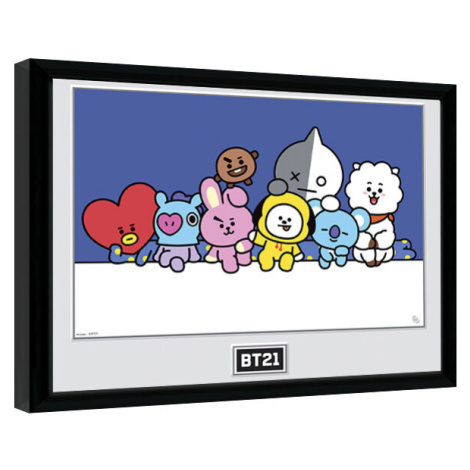 Obraz na zeď - BT21 - Groupe, 44.2 × 34 cm GB Eye