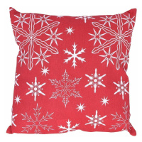 Návlek nebo Polštář, Snow, červený polštář (návlek + vnitřek)
