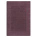 Flair Rugs koberce Kusový ručně tkaný koberec Tuscany Textured Wool Border Purple - 120x170 cm