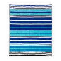 Lovely Home Velká plážová osuška pro 2 osoby Lovely Home Stripes modrá