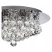 TooLight Křišťálové stropní svítidlo Glamour 392179 stříbrné