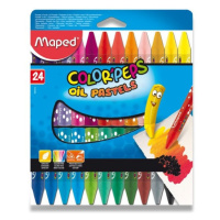 Pastelky ColorPeps Oil Pastels 24 barev Maped