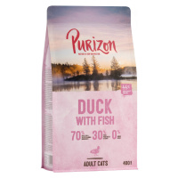 Purizon bezobilné granule, 2 x 400 g - 10 % sleva - Adult kachna & ryba - bezobilné