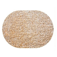 Kusový koberec Eton béžový ovál 200 × 300 cm