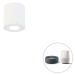 Chytré koupelnové bodové bílé kulaté IP44 včetně Wifi GU10 - Capa